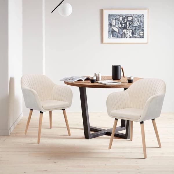 Rootz Set med 4 matstolar - Sammetsstolar - Bekväma sittplatser - Ergonomisk design, hållbar konstruktion, enkel montering - 81cm x 40cm x 40cm