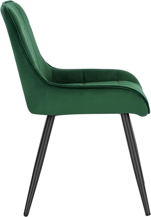 Rootz 2 Velvet-ruokailutuolin setti - Aksenttituolit - Pehmustetut tuolit - Ergonominen muotoilu - Lattian suojaus - Kestävä rakenne - 81,5 cm x 38 cm