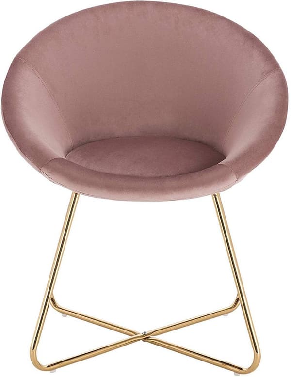 Rootz Velvet -ruokailutuoli - Ergonominen tuoli - Tyylikäs istuin - Mukava ja pehmeä - Kestävä ja vakaa - Lattiaturvallinen - 76 cm x 36 cm x 40 cm