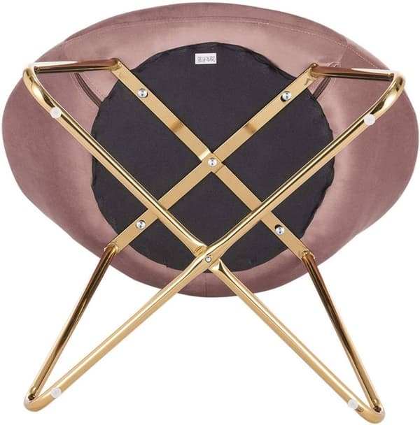 Rootz Velvet -ruokailutuoli - Ergonominen tuoli - Tyylikäs istuin - Mukava ja pehmeä - Kestävä ja vakaa - Lattiaturvallinen - 76 cm x 36 cm x 40 cm