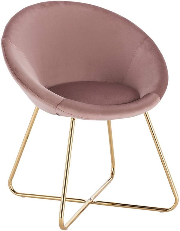 Rootz Velvet -ruokailutuoli - Ergonominen tuoli - Tyylikäs istuin - Mukava ja pehmeä - Kestävä ja vakaa - Lattiaturvallinen - 76 cm x 36 cm x 40 cm