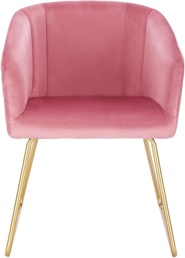 Rootz Velvet spisestuestol - Elegant stol - Komfortable siddepladser - Ergonomisk design, stilfuldt, holdbart - 76,5 cm x 43 cm x 41 cm
