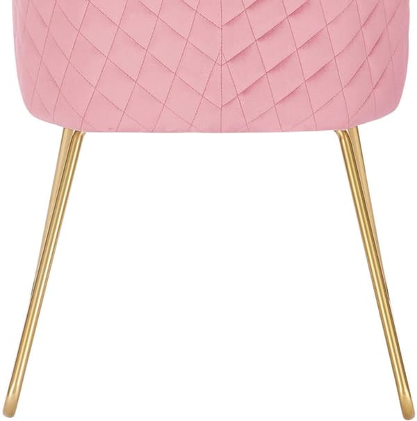 Rootz Velvet spisestuestol - Elegant stol - Komfortable siddepladser - Ergonomisk design, stilfuldt, holdbart - 76,5 cm x 43 cm x 41 cm