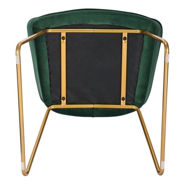 Rootz Velvet -ruokailutuolit käsinojilla - Kultainen metallikelkkajalusta - Ylellinen ja ergonominen - Poikkeuksellinen mukavuus, kestävä muotoilu, mo