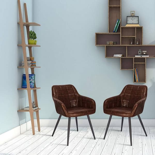 Rootz Modern Dining Chair - Komfortabel stol - Stilfulde siddepladser - Ergonomisk design - Holdbar konstruktion - Vandafvisende - 49cm x 43cm x 81cm