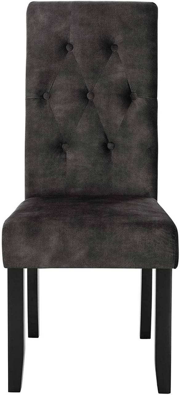 Rootz sæt med 2 spisestuestole - Elegante stole - Komfortable siddepladser - Højdensitetsskum - Holdbar trækonstruktion - Alsidig fløjlspolstring - 10
