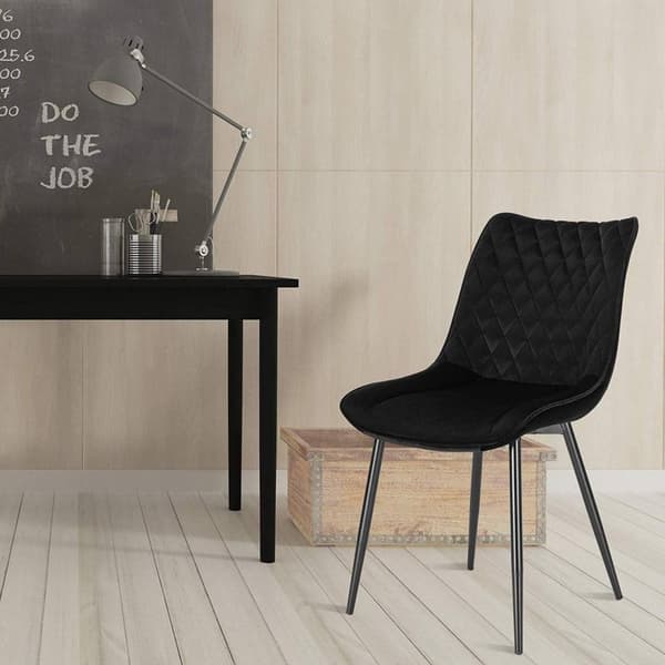 Rootz Velvet spisestuestole - Elegante siddepladser - Komfortable stole - Holdbar, Ergonomisk, skridsikker - Metal og Velvet - 85,5 cm x 46 cm x 40,5