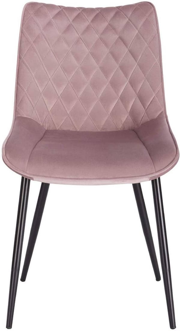 Rootz Velvet Matstolar - Elegant sittplats - Bekväma stolar - Högdensitetsskum - Slitstark metallram - Anti-halkskydd - 85,5 cm x 46 cm x 40,5 cm