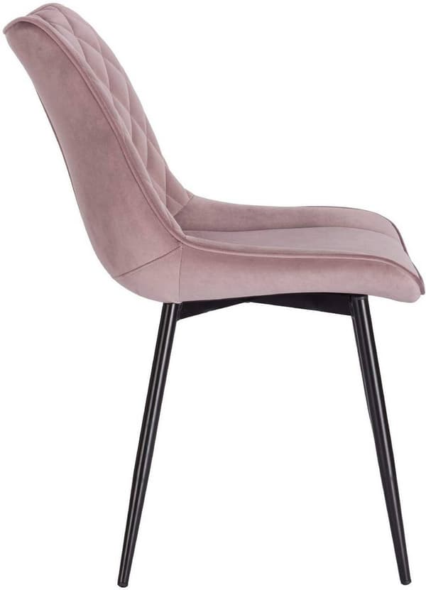Rootz Velvet Matstolar - Elegant sittplats - Bekväma stolar - Högdensitetsskum - Slitstark metallram - Anti-halkskydd - 85,5 cm x 46 cm x 40,5 cm