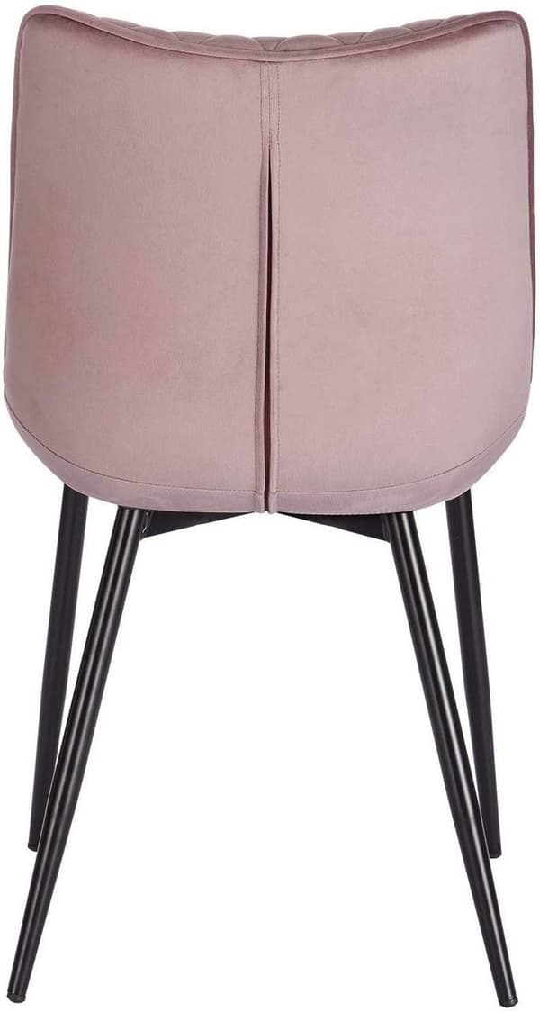 Rootz Velvet Matstolar - Elegant sittplats - Bekväma stolar - Högdensitetsskum - Slitstark metallram - Anti-halkskydd - 85,5 cm x 46 cm x 40,5 cm