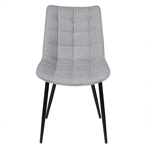Rootz moderne linned spisestuestole - Metalbenstole - Komfortable siddepladser - Holdbar og alsidig - Gulvbeskyttere - 85,5 cm x 46 cm x 40,5 cm