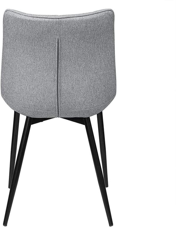 Rootz moderne linned spisestuestole - Metalbenstole - Komfortable siddepladser - Holdbar og alsidig - Gulvbeskyttere - 85,5 cm x 46 cm x 40,5 cm