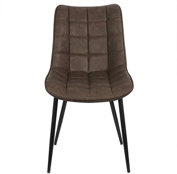 Rootz Set med 2 matstolar - Köksstolar - Stoppade stolar - Högdensitetsskumkomfort - Slitstark metallram - Mångsidig stil - 46 cm x 40,5 cm x 85,5 cm