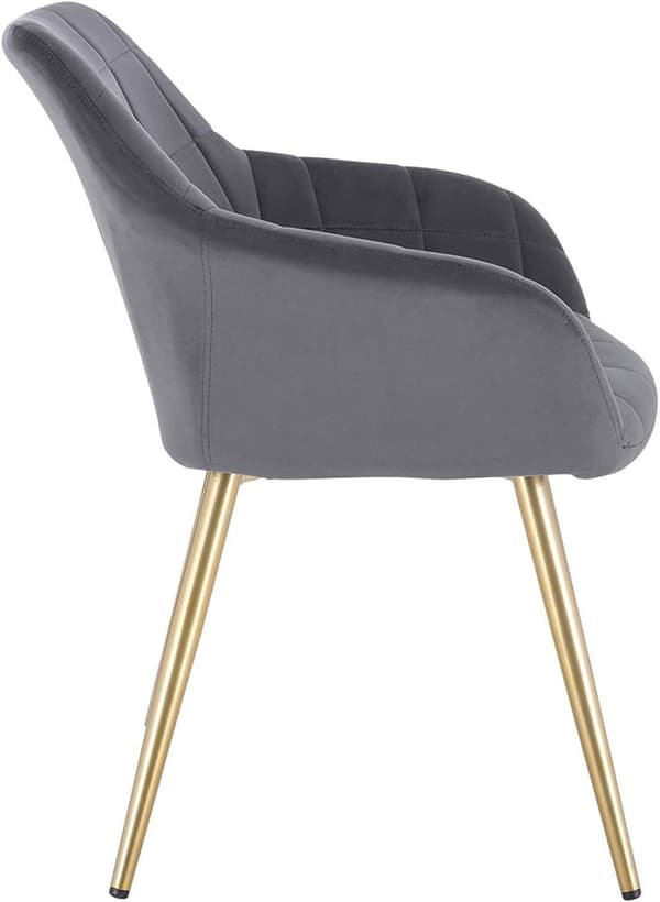 Rootz Velvet -ruokailutuoli - Mukava tuoli - Tyylikäs istuin - Ergonominen muotoilu - Kestävä rakenne - Helppo koota - 43 cm x 55 cm x 81 cm