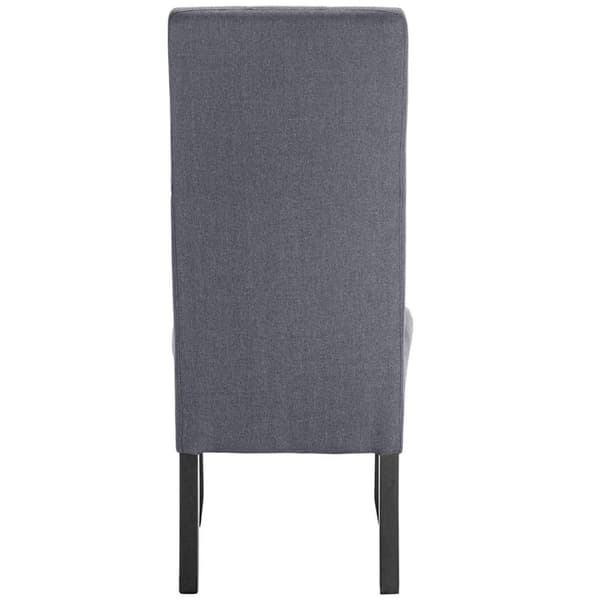 Rootz stoppade matstolsset - Elegant sittplats - Bekväma stolar - Slitstark, elegant, ergonomisk design - Linne och massivt trä - 107cm x 47cm x 42cm