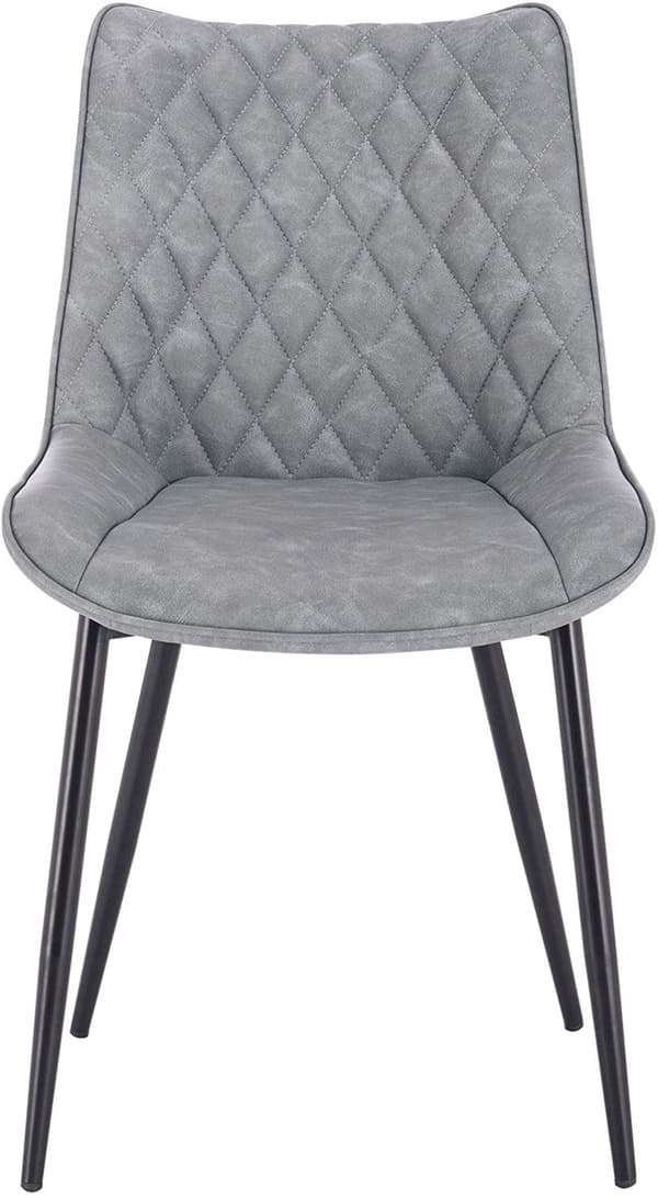 Rootz Modern ruokapöydän tuolisarja - Ergonominen istuin - Nykyaikaiset keittiön tuolit - Mukavat, kestävät, helppo puhdistaa - Keinonahkaa ja metalli