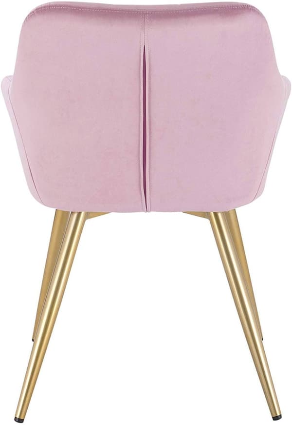 Rootz Velvet Dining Chair - Bekväm stol - Snygga sittplatser - Ergonomisk design, hållbar konstruktion, Golvskydd - 43cm x 55cm x 81cm