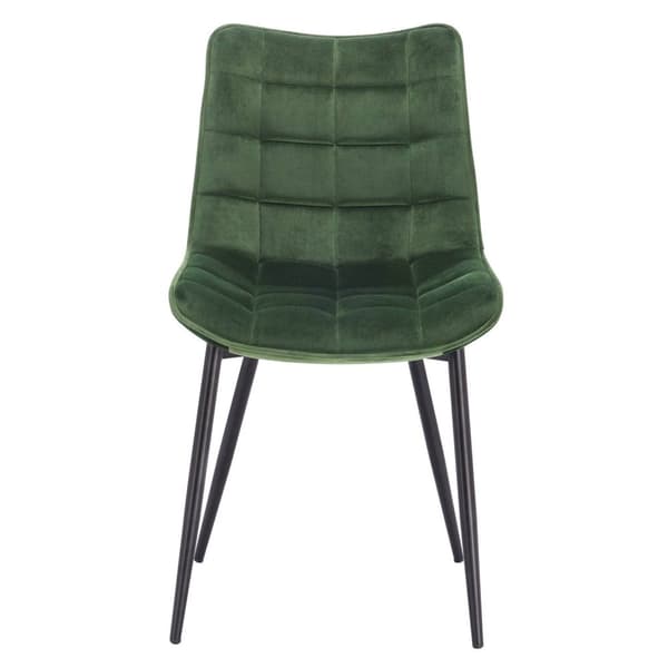 Rootz sæt med 2 spisestuestole - Fløjlssæde - Metalben - Holdbar og langtidsholdbar - Komfortabel og ergonomisk - Alsidigt design - 85,5 cm x 46 cm x
