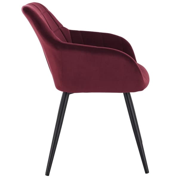 Rootz Velvet -ruokailutuoli - Comfort-tuoli - Tyylikäs istuin - Ergonominen muotoilu - Kestävä rakenne - Lattian suojaus - 49 cm x 43 cm x 81 cm