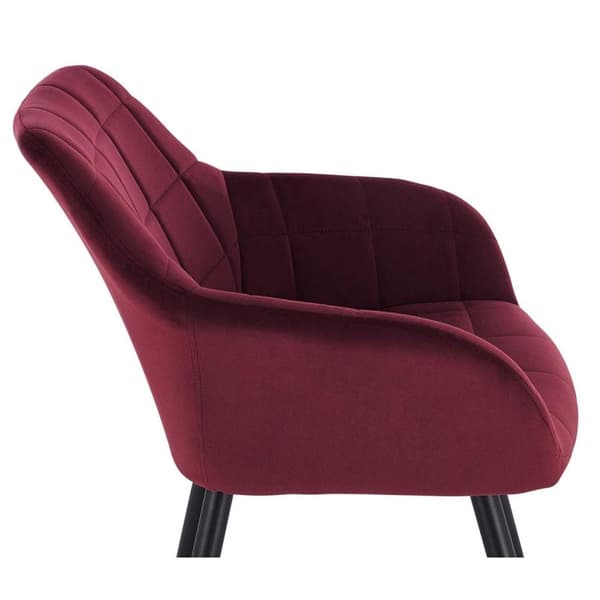 Rootz Velvet -ruokailutuoli - Comfort-tuoli - Tyylikäs istuin - Ergonominen muotoilu - Kestävä rakenne - Lattian suojaus - 49 cm x 43 cm x 81 cm