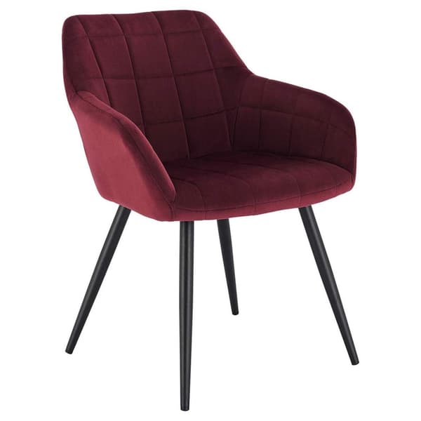 Rootz Velvet -ruokailutuoli - Comfort-tuoli - Tyylikäs istuin - Ergonominen muotoilu - Kestävä rakenne - Lattian suojaus - 49 cm x 43 cm x 81 cm