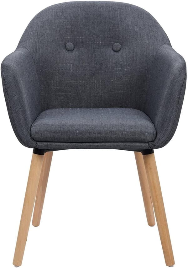 Rootz Ergonomic ruokapöydän tuolisarja - Mukavat tuolit - Tyylikäs istuin - Kestävä rakenne - Pellavaverhoilu - 40 cm x 40 cm x 82 cm