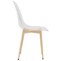 Miniatyrbillede 6 af 8: vidaXL spisebordsstole 2 stk. PET transparent -  Spisebordsstole