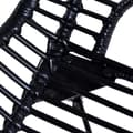 Miniatyrbillede 6 af 8: vidaXL spisebordsstole 4 stk. naturligt rattan sort -  Spisebordsstole
