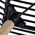 Miniatyrbillede 7 af 8: vidaXL spisebordsstole 4 stk. naturligt rattan sort -  Spisebordsstole