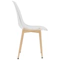 Miniatyrbillede 6 af 8: vidaXL spisebordsstole 4 stk. PET transparent -  Spisebordsstole