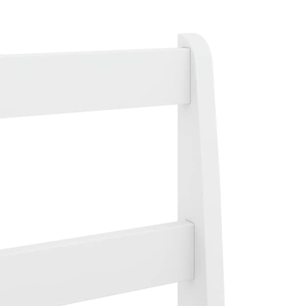 vidaXL spisebordsstole 2 stk. Panama 40x46x90 cm massivt fyrretræ hvid -  Spisebordsstole