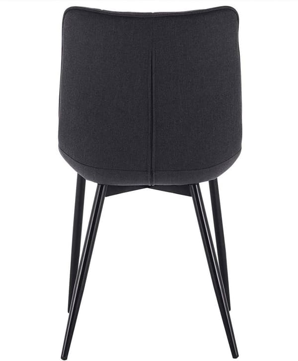 Rootz 4 ruokapöydän tuolin setti - Modernit keittiön tuolit - Mukavat istuimet - Kestävä ja ergonominen muotoilu - Lattian suojaus - Pellava & metalli