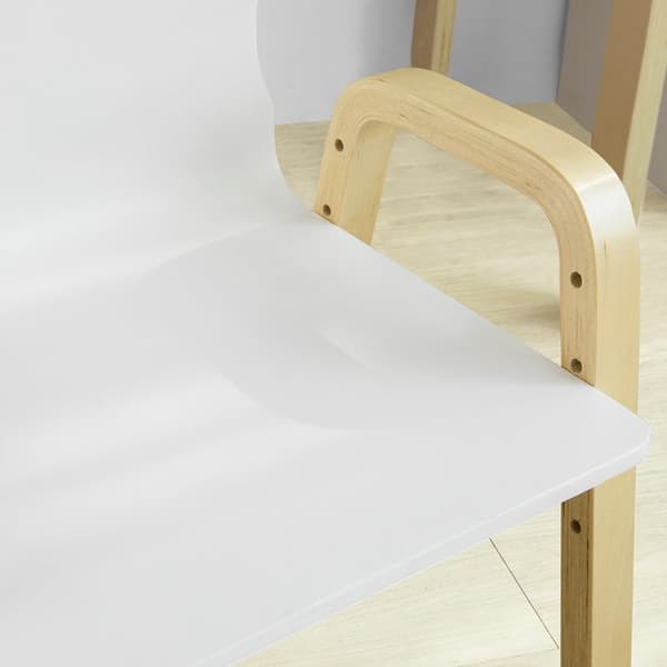 Rootz sæt med 2 justerbare børnestole - Børnesæder - Højdejusterbare stole - Robust krydsfinerkonstruktion - Komfortable armlæn og ryglæn - 40 cm x 53