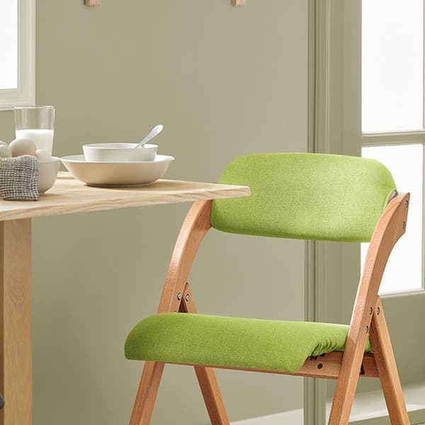 Rootz kokoontaitettava tuoli - keittiön tuoli - pöytätuoli - pehmustettu mukavuus - tilaa säästävä muotoilu - irrotettava pestävä päällinen - 47 cm x