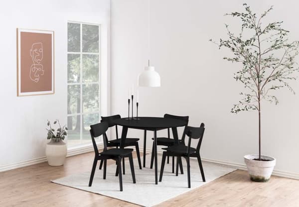 2 x Roxby matstol svart.
