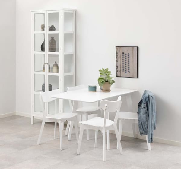 2 x Roxby spisestuestol hvid.