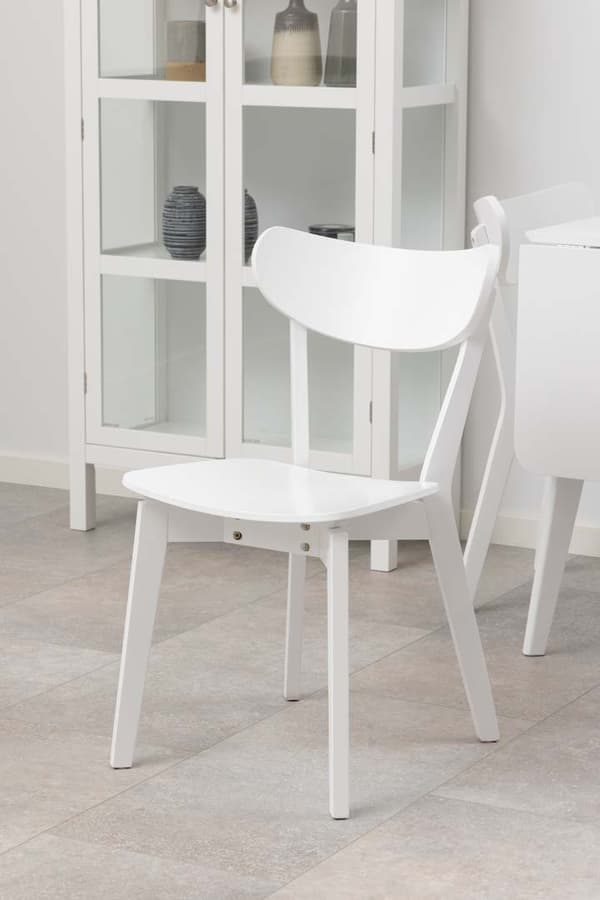 2 x Roxby spisestuestol hvid.