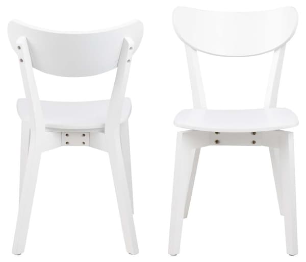 2 x Roxby spisestuestol hvid.