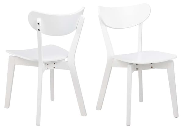 2 x Roxby spisestuestol hvid.