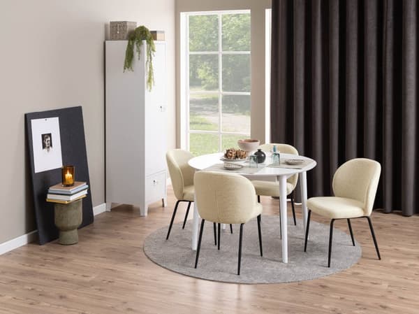 2 x Patricia matstol beige.