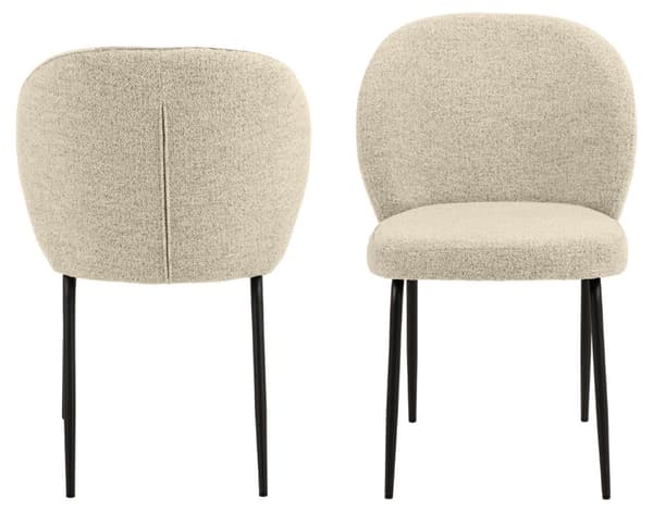 2 x Patricia matstol beige.