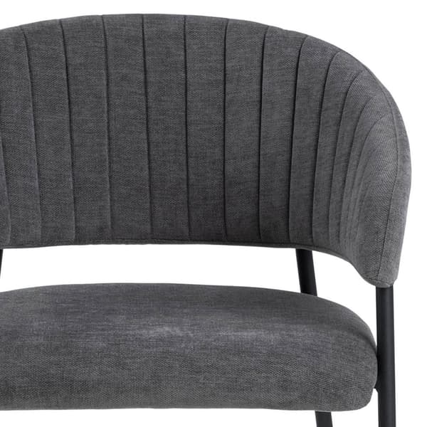 2 x Ann spisestuestoler med armlener grå.