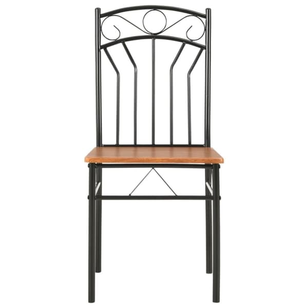 The Living Store spisebordsstole 2 stk. MDF brun - Spisebordsstole
