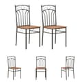 Miniatyrbillede 1 af 10: The Living Store spisebordsstole 2 stk. MDF brun -  Spisebordsstole