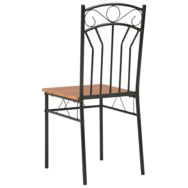 The Living Store Matstolar 4 st brun MDF -  Matstolar & Köksstolar