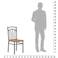 Miniatyrbild 9 av 10: The Living Store Matstolar 4 st brun MDF -  Matstolar & Köksstolar
