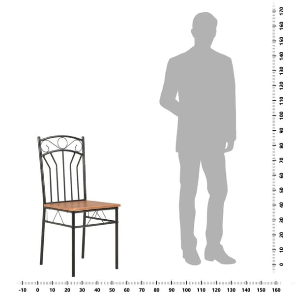 Keittiön & ruokapöydän tuolit - Living Ruokapöydän tuolit 6 kpl ruskea MDF