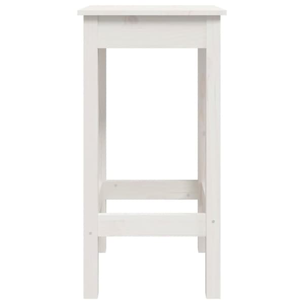 Baarituolit 2 kpl valkoinen 40x40x78 cm täysi mänty - Baarituoli - Baarituolit - Home & Living