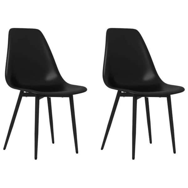 Ruokatuolit 2 kpl musta PP - Ruokatuoli - Ruokatuolit - Home & Living