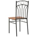 Pikkukuva 6 / 10: Ruokapöydän tuolit 4 kpl ruskea MDF - Ruokatuoli - Ruokatuolit - Home & Living